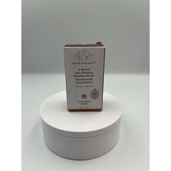 Drunk Elephant D-Bronzi Anti-Pollution Sunshine Drops - 1oz. Lot Of One SEE NIB - Picture 7 of 16